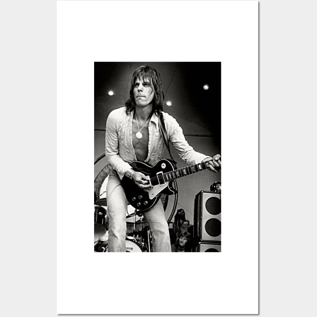 Jeff Beck, Blues Rock, Psychedelic Rock, Rock Legend Wall Art by ZiggyPrint